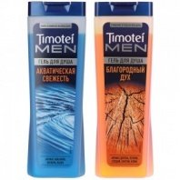 Гель для душа Timotei Men Акватическая свежесть, п/б, 200мл