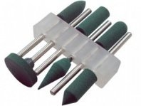 Насадки резин.полир.мелкой зерн.набор 6шт Успех