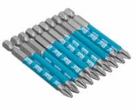 Биты магнитные РН 2 *70 10шт  мм проф. сталь S2, 1/4 E (Hobbi)  33-7-573