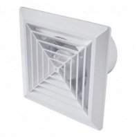 Вентилятор вытяжной настенный 100мм, 13Вт, 130м3/ч, 40дБ, Event, 100К Turbo