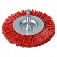 Щетка для дрели 75мм, дисковая нейлоновая REDVERG