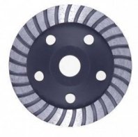 Чашка алмазная 125мм зачистная турбо (черная) Strong