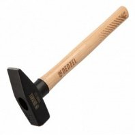 Молоток 1000г, деревянная ручка, квадр.боек, кованый Denzel