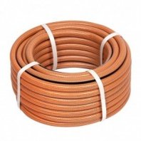 Шланг полив. 3-х слойный 3/4 25м армир., мягкий, оранж., 2,5мм, "ПИТОН" ПВХ