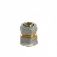 Металлопластиковая муфта d20х3/4", внутр рез, с цангой и гайкой, Frap, F305.2005