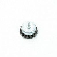 Щетка для дрели 75мм, чашка крученая со шпилькой, 0,5мм, Bohrer