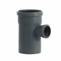 Тройник канализационный внутренний 110х50 мм, 90 градусов, РосТурПласт, 36572