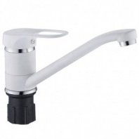 Смеситель для кухни, Эверест, с картриджем, бел, B49-0257