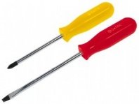 Отвертка SL 150мм х 8,0, шлицевая, пласт. ручка, CrV G00619