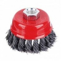 Щетка чашка УШМ 75мм крученая М14