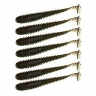 KAIDA Приманка силиконовая ТВИСТЕР 3,5", 9см, 4гр, HT011, 7шт