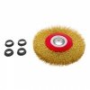 Щетка для точила 125мм, посадка 16мм, дисковая пушистая усиленная (13мм) РемоКолор