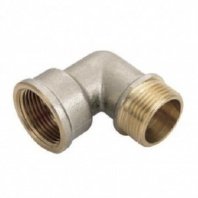 Уголок 1" (25мм), Г-Ш (м/р), латунь, Frap