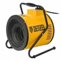 Тепловая электрическая пушка 9кВт, 720м3/час, ТЭН, круглая, 90м2, 3 реж. вентилятор SFH-9000 Denzel