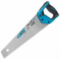 Ножовка по дереву 400мм, средний зуб, 7-8 TPI, зуб 3,5мм, закал.зуб, 3D,двухкомп. рукоятка, PIRANHA Gross