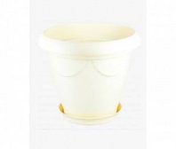 Кашпо д/цветов Верона 6,5л (Песочный)*40 0786