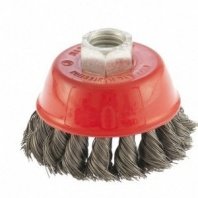 Щетка чашка УШМ 75мм крученая М14, 0,35мм Matrix