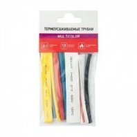 Набор термоусаживаемых трубок ТУТ нг №3 MULTICOLOR 2:1, упаковка 13 шт. по 10 см REXANT