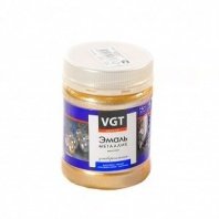 Эмаль декоративная 0,23кг, Бронза, Металик, универс, акрил, глянцевая, VGT, ВД-АК-1179