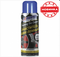 Чернитель шин 400мл, аэрозоль, глянцевый, пенный ABRO STANDART 1/12_