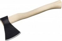 Топор 850г дерев. ручка, кованый 350мм, 600/850г, с округлым лезвием СИБИН