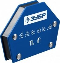 Угольник магнитный 6 углов, до 11кг, угол 30, 45, 60, 75, 90, 135, Профессионал (40055-11) ЗУБР УМ-6