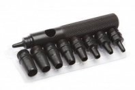 Набор просечек со сменными насадками 10предм.(2-10мм) ДТ/50/5