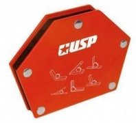 Угольник магнитный 6 углов, до 34кг, угол 30, 45, 60, 75, 90, 135, 110х67х64х55 мм, сила магнита 34 кг