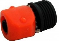Соединитель быстросъемный наруж. резьба 1/2" пластиков (GS6211)