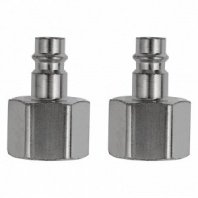 Переходник рапид папа - внутр. резьба 1/2"F, 2шт/набор Stels (Ниппель универсальный быстросъемный)