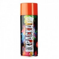 Эмаль оранжевая глянцевая 400мл, ЕРМАК