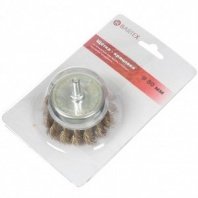 Щетка для дрели 80мм, чашка крученая со шпилькой Bartex