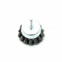 Щетка для дрели 65мм, чашка крученая со шпилькой, 0,5мм, Bohrer