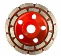 Чашка алмазная 125мм зачистная двухрядная SEGMENT Trio Diamond