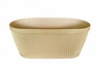 Горшок д/цветов Sonata 6,6л овальный (Сл. кость)*20 5811