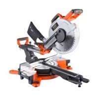 Пила торцовочная 305мм, 1800Вт, 30мм посадка, протяжка,  лазер. направляющая, двойной наклон PATRIOT MS 305PLD