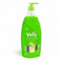 Средство для мытья посуды 1000мл, лайм и мята VelliyPremium GraSS 125424 (12шт)