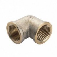 Уголок 1/2" (15мм), Г-Г (м/м), латунь, Frap