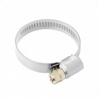 Хомут червячный 25-40мм, 50шт, ширина 9мм, нержав. сталь, стандартное болтовое крепление Сибртех