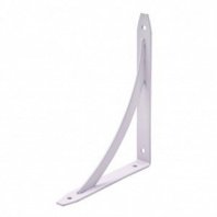 Уголок-кронштейн для полок декоративный, Арка, белый, 125х125мм, (шт.)