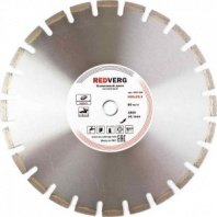 Алмазный диск сегмент 400х25,4мм, по асфальту REDVERG