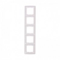 Рамка 5 мест, горизонтальная, белая DEA KRANZ