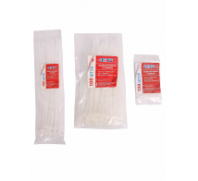 Каб.стяжка (пласт.белые) 5*250  (100шт)