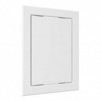 Лючок ревизионный 168х218мм, пластик, нажимной, с фланцем 146х196, Auramax, Эра, AD