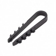 Дюбель-хомут 11-18мм, черный, 100шт. Very