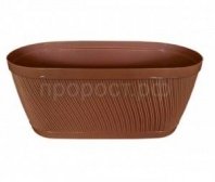 Горшок д/цветов Sonata 8,2л овальный (Коричневый)*20 5828