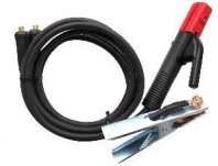 Комплект кабелей с держателем и массой КГ 16мм2, 5м, 200А, СКР 10-25 ПРОФЕССИОНАЛ