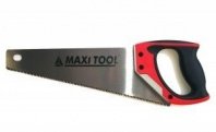 Ножовка по дереву 350мм, средний зуб, 7 TPI, зуб 3,5мм, 3D, средний зуб, двухкомп. рукояткаMaxiTool