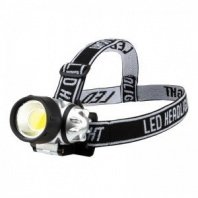 Фонарь налобный светодиодный на батарейках, 3 режима, поворотный, СОВ REXANT