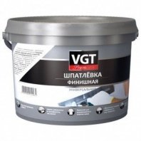 Шпатлевка финишная 16кг, акрил, VGT, Premium